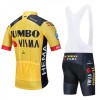 Tenue Maillot + Cuissard à Bretelles 2020 Team Jumbo-Visma N001